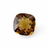 WHISKY QUARTZ CHECKER CUT CUSHION 9MM 2.75 Cts.