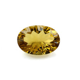 WHISKY QUARTZ CONCAVE CUT OVAL 14X10MM 5.26Cts.