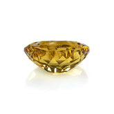 WHISKY QUARTZ CONCAVE CUT OVAL 14X10MM 5.26Cts.