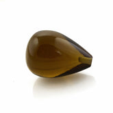 WHISKY QUARTZ PLAIN DROP (HALF DRILL) 17X12MM 15.35Cts.