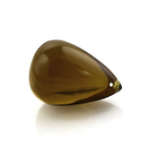 WHISKY QUARTZ PLAIN DROP (FULL DRILL) 17X12MM 14.88Cts.