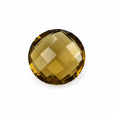 WHISKY QUARTZ BRIOLETTE ROUND 14MM 7.03Cts.