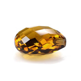 WHISKY QUARTZ BRIOLETTE PEAR (HALF DRILL) 18MM 19.33Cts.