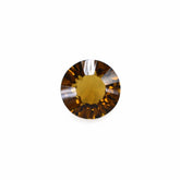 WHISKY QUARTZ CONCAVE CUT ROUND 8MM 1.6Cts.