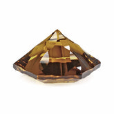 WHISKY QUARTZ CONCAVE SPLENDOR CUT HEXAGON 16MM 12.75 Cts.