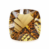 WHISKY QUARTZ LONG STEP CONCAVE CUSHION 12MM 6.70 Cts.