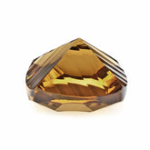 WHISKY QUARTZ LONG STEP CONCAVE CUSHION 12MM 6.70 Cts.