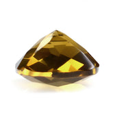 WHISKY QUARTZ CHECKER CUT CUSHION 10MM 3.70 Cts.