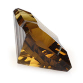 WHISKY QUARTZ CONCAVE NINETY CUT SQUARE 10MM 4.35 Cts.