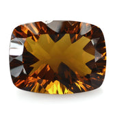 WHISKY QUARTZ CONCAVE CUT CUSHION 16X12MM 9.70 Cts.