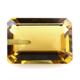 WHISKY QUARTZ CUT OCTAGON (HALF DRILL) 14X10MM 6.53 Cts.