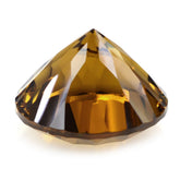WHISKY QUARTZ CONCAVE CUT ROUND 12MM 6.10 Cts.