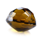 WHISKY QUARTZ HIGH DOME IRREGULAR CUT ROUND 12MM 7.95 Cts.