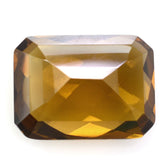 WHISKY QUARTZ CHECKER CUT OCTAGON 16X12MM 10.40 Cts.