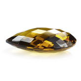 WHISKY QUARTZ BRIOLETTE PEAR 33X25MM 53.45 Cts.