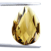 WHISKY QUARTZ CONCAVE BRIOLETTE PEAR 18X13MM 9.98 Cts.