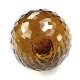 WHISKY QUARTZ FACETED BALLS (HALF DRILL 1MM) 14MM 19.40 Cts.