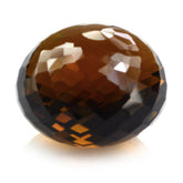 WHISKY QUARTZ FACETED ROUNDEL BEADS 20MM 43.10 Cts.