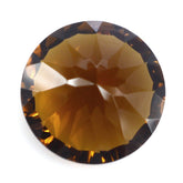 WHISKY QUARTZ CONCAVE CUT ROUND (DES#45) 12MM 6.03 Cts.