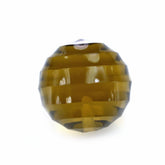 WHISKY QUARTZ CONCAVE BALL (HALF DRILL) (DES#137) 8MM 3.71 Cts.