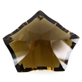 WHISKY QUARTZ CONCAVE CUT PENTAGON (DES#8) 16X13MM 7.55 Cts.