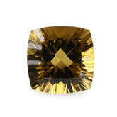 WHISKY QUARTZ CONCAVE CUT CUSHION (DES#71) 10MM 4.22 Cts.