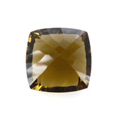 WHISKY QUARTZ CONCAVE CUT CUSHION (DES#71) 10MM 4.22 Cts.