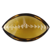 WHISKY QUARTZ BUFFTOP ZIP CUT BACK MARQUISE (DES#106) 20X12MM 10.12 Cts.