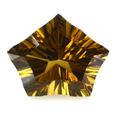 WHISKY QUARTZ CONCAVE CUT PENTAGON (DES#8) 16X13MM 7.80 Cts.