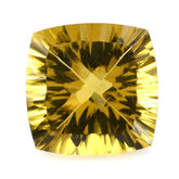 WHISKY QUARTZ CONCAVE CUT CUSHION (DES#72) 14MM 10.15 Cts.