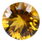 WHISKY QUARTZ CONCAVE CUT ROUND (DES#45) 12MM 5.90 Cts.