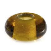 WHISKY QUARTZ ORGANIC ROUND BEADS (DES#155) (SI/HI) 14MM 9.56 Cts.