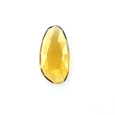 WHISKY QUARTZ ROSE CUT BRIOLETTE PEARISH (MEDIUM)(CLEAN) 22.00X11.00 MM 6.30 Cts.