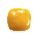 YELLOW AVENTURINE PLAIN LENTIL CUSHION 10X10MM 3.76 Cts.