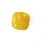 YELLOW AVENTURINE PLAIN CUSHION CAB (YELLOW/OPAQUE) 12.00X12.00 MM 5.23 CTS