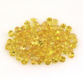 YELLOW SAPPHIRE CUT ROUND 3.50MM 0.215 Cts.