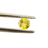 YELLOW SAPPHIRE CUT ROUND 3.50MM 0.215 Cts.