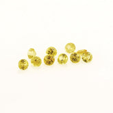 YELLOW SAPPHIRE CUT ROUND 1.60MM 0.024 Cts.