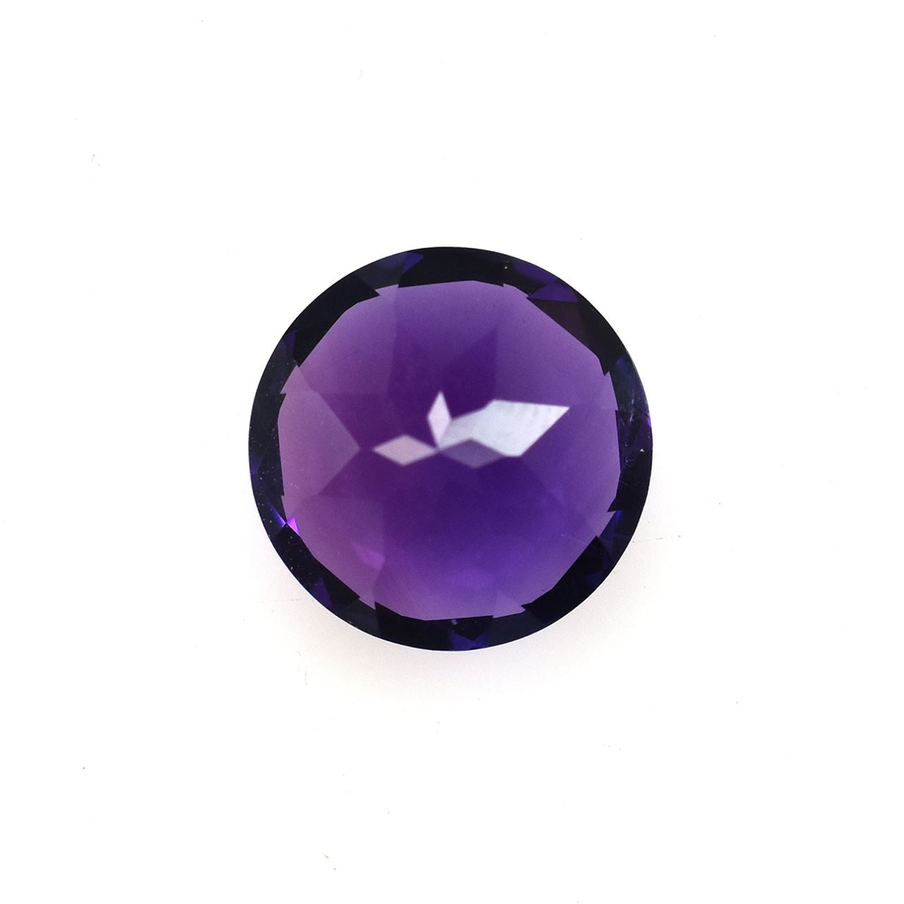 AFRICAN AMETHYST CUT ROUND (AAA/CLEAN) 10.00X10.00 MM 3.47 Cts.