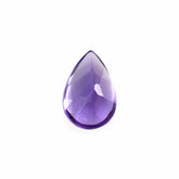 AFRICAN AMETHYST BUFFTOP PEAR 6X4MM 0.34 Cts.