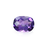 AFRICAN AMETHYST CHECKER CUT CUSHION 8X6MM 1.15 Cts.