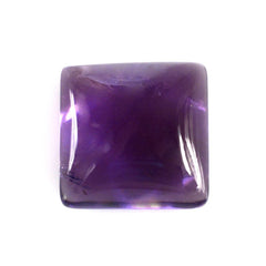AFRICAN AMETHYST SQUARE CAB (AA/SI) 10MM 4.90 Cts.