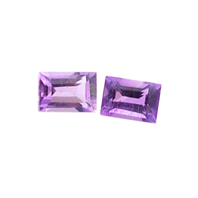 AFRICAN AMETHYST CUT BAGUETTES 3X2MM 0.09 Cts.