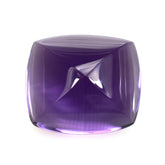 AFRICAN AMETHYST SUGARLOAF CUSHION CAB (AA/CLEAN) 14X12 MM 10.20 Cts.