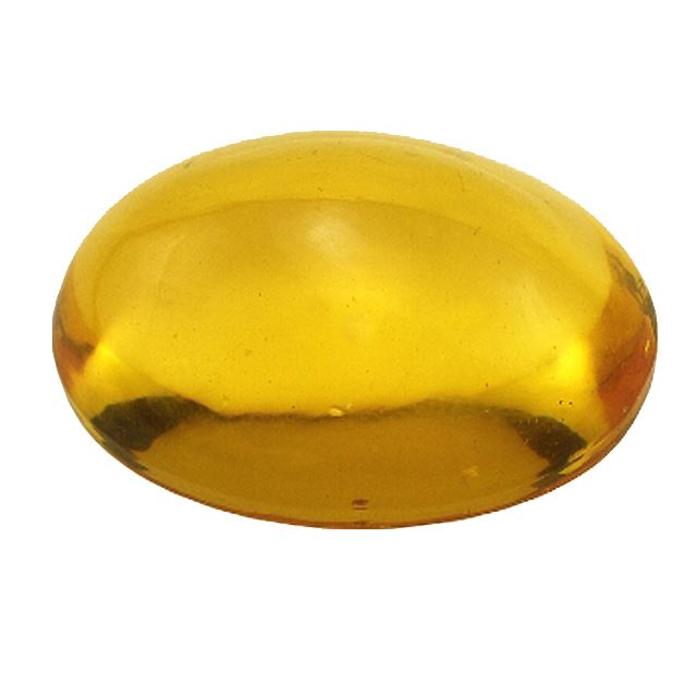AMBER OVAL CAB 43X31.50MM 74.52 Cts.