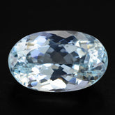 AQUAMARINE CUT OVAL (A) 15.50X9.50MM 7.35 Cts.