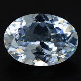 AQUAMARINE CUT OVAL (A) 16X12MM 5.10 Cts.