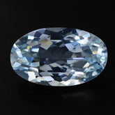 AQUAMARINE CUT OVAL (A) 15X9MM 5.30 Cts.