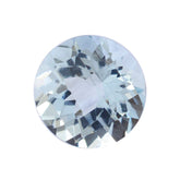 AQUAMARINE CHECKER CUT ROUND (A++) 8MM 1.75 Cts.