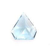 AQUAMARINE CUT FANCY TRILLION (A+++) 7.10X5.90MM 0.65 Cts.
